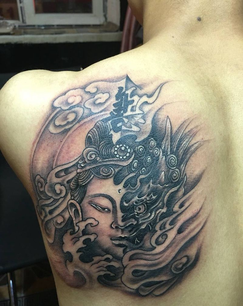 一念之间纹身图片