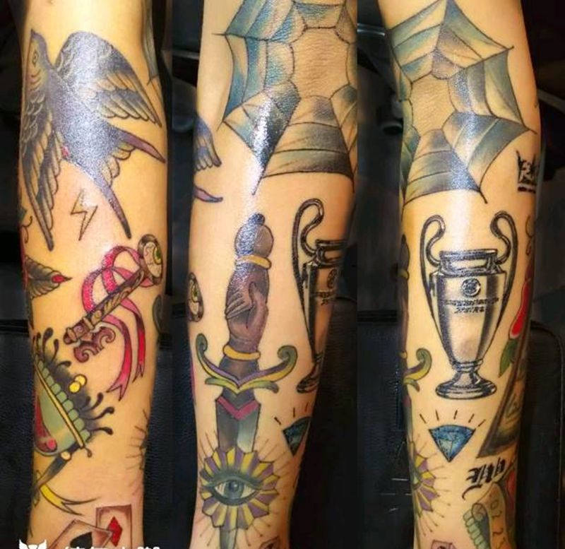 old school纹身图片_手臂Old School纹身图案