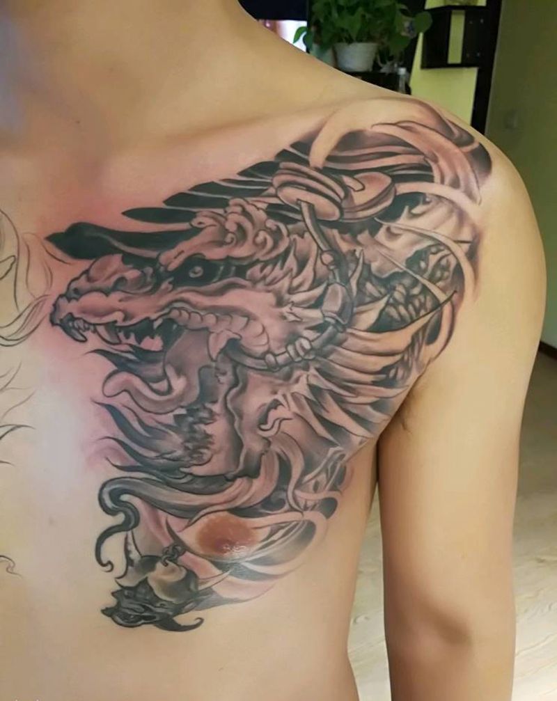 未完成纹身图片