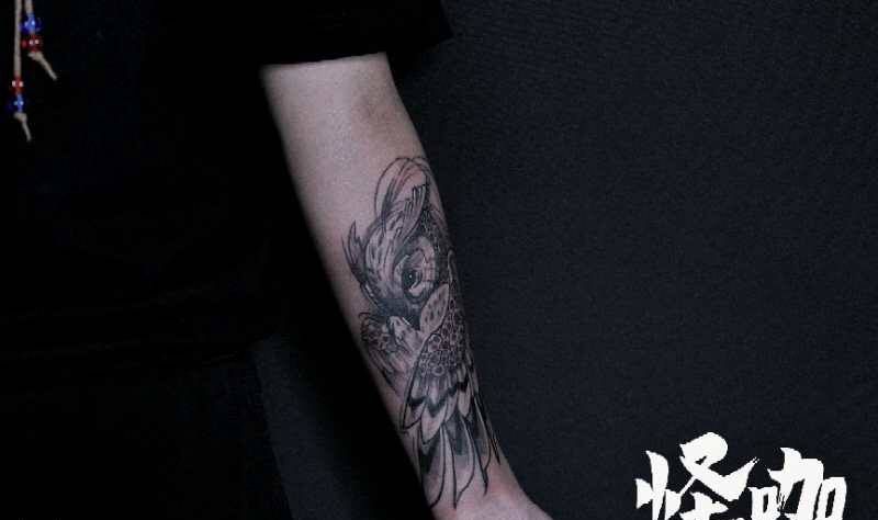 猫头鹰纹身图片