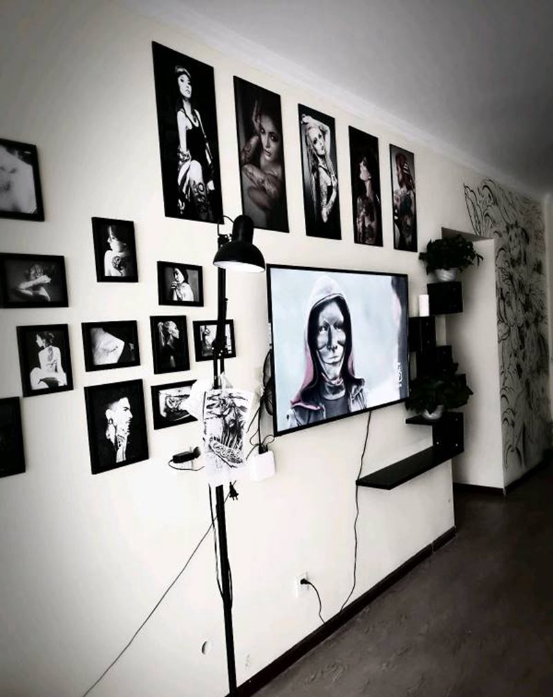 我的小店呵呵纹身图片