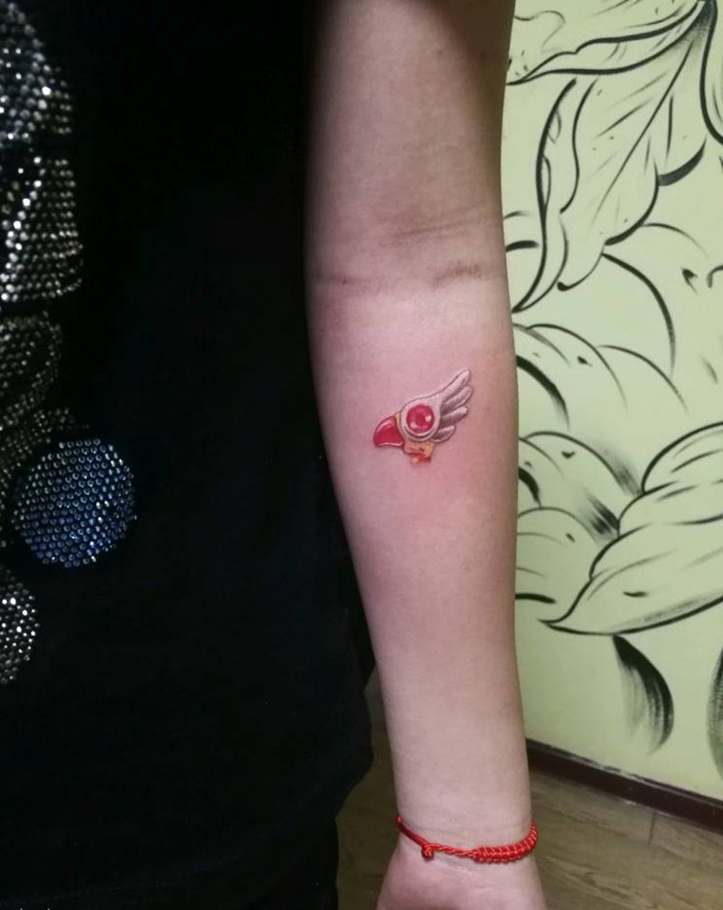 动画片的法杖纹身图片_手臂纹身图案