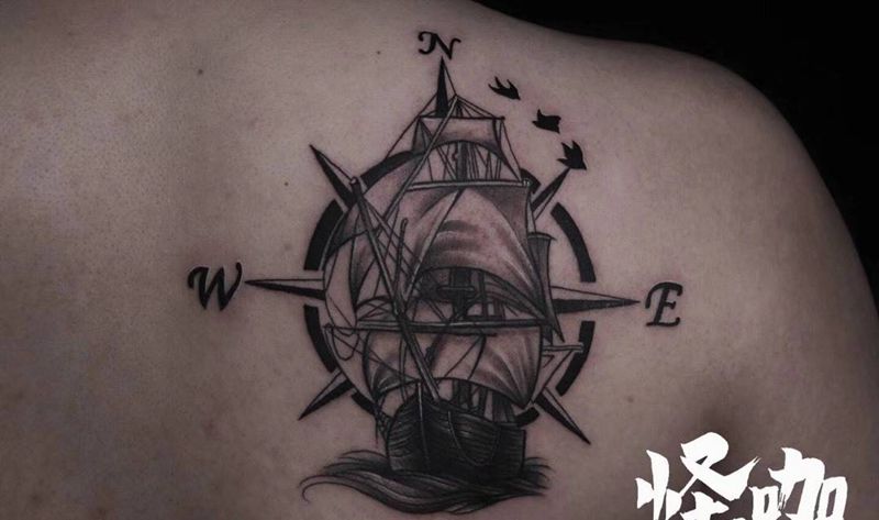船纹身图片