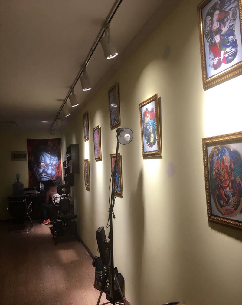 工作室的冰山一角纹身图片