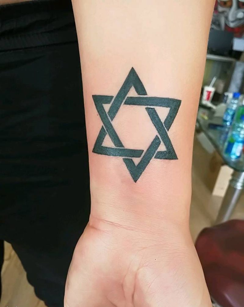 六芒星纹身图片