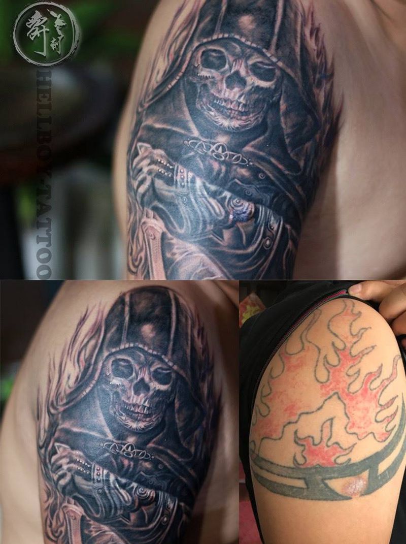 遮盖纹身纹身图片