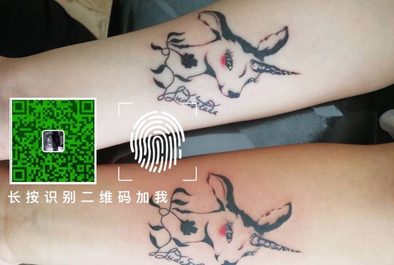 独角兽纹身图片