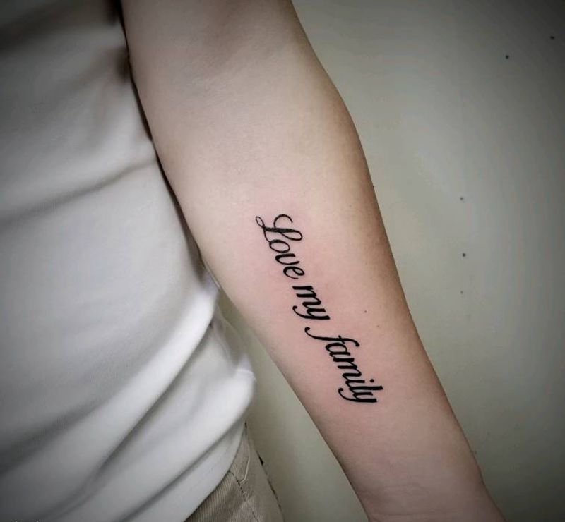 字母纹身图片_手臂图腾纹身图案