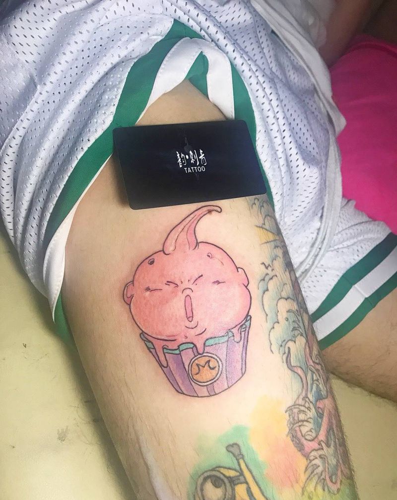 魔人布欧纹身图片