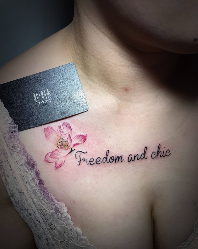 小图纹身图片_胸部颈部纹身图案