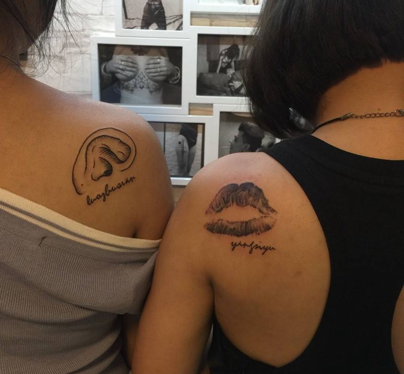 你说我听纹身图片