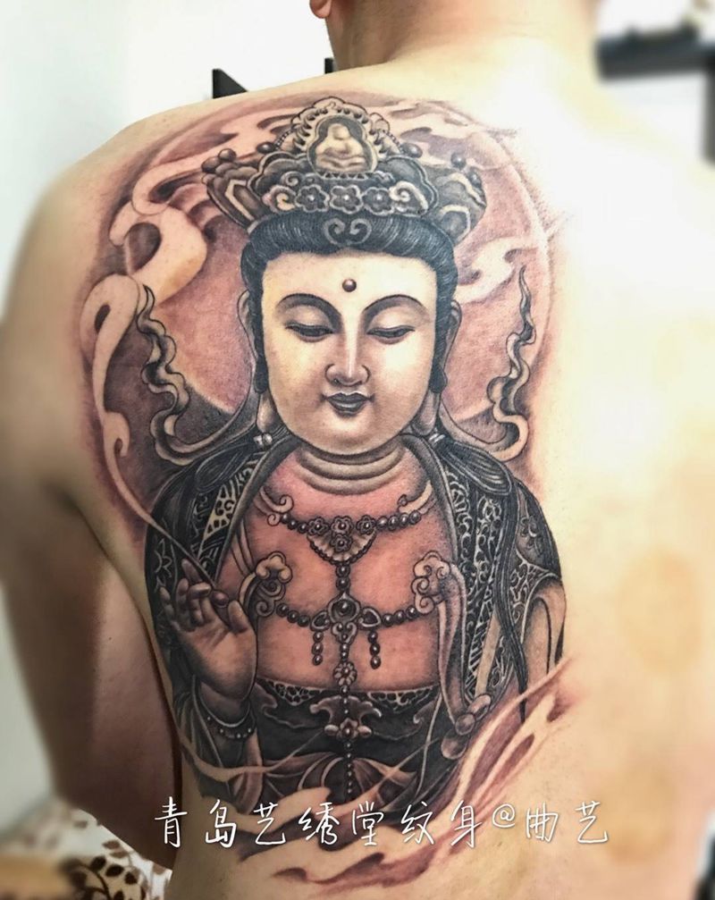 理德 行愿纹身图片