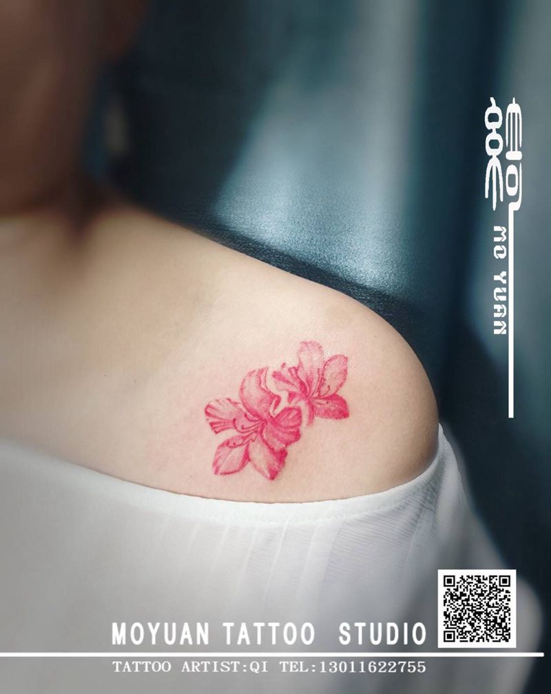 花儿纹身图片