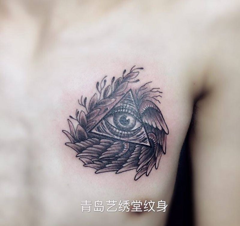 全视之眼纹身图片