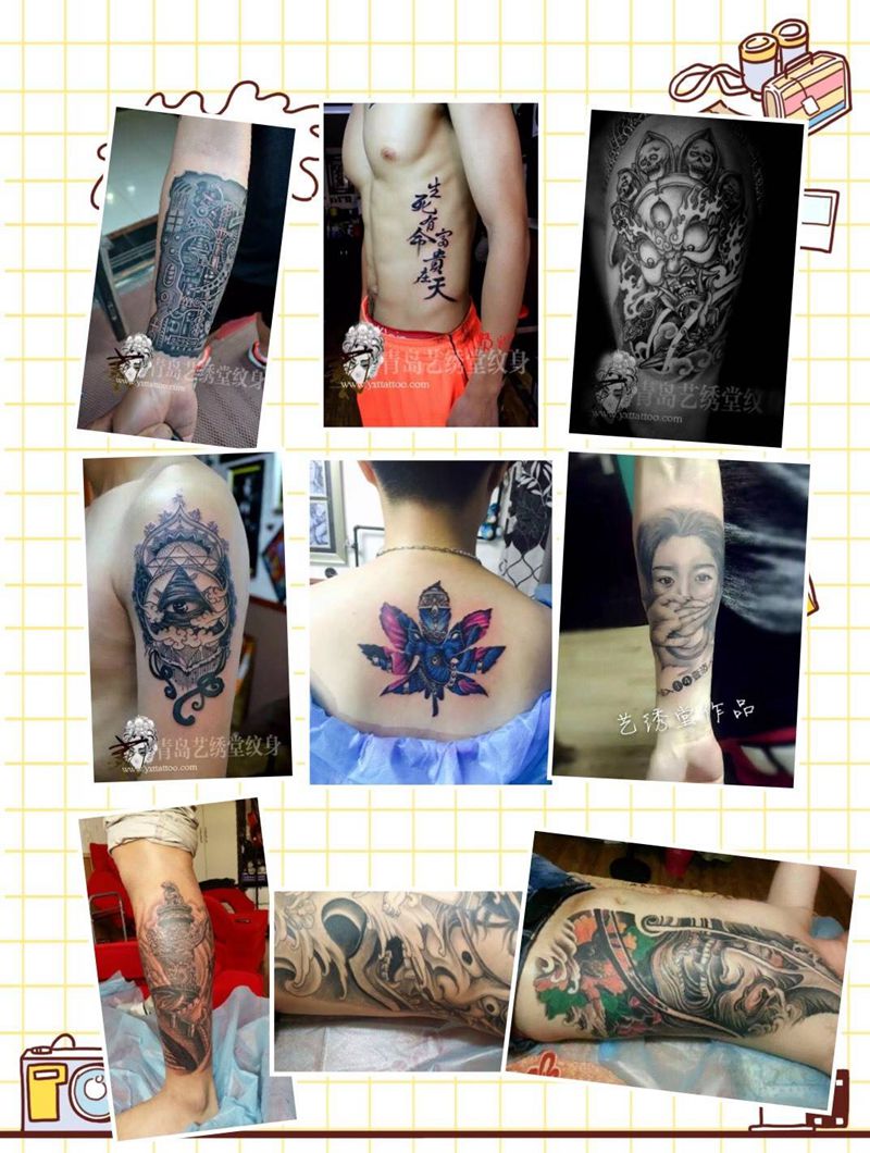 作品纹身图片