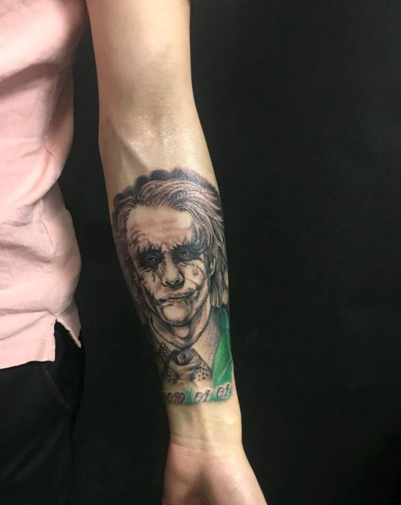 小丑未完纹身图片