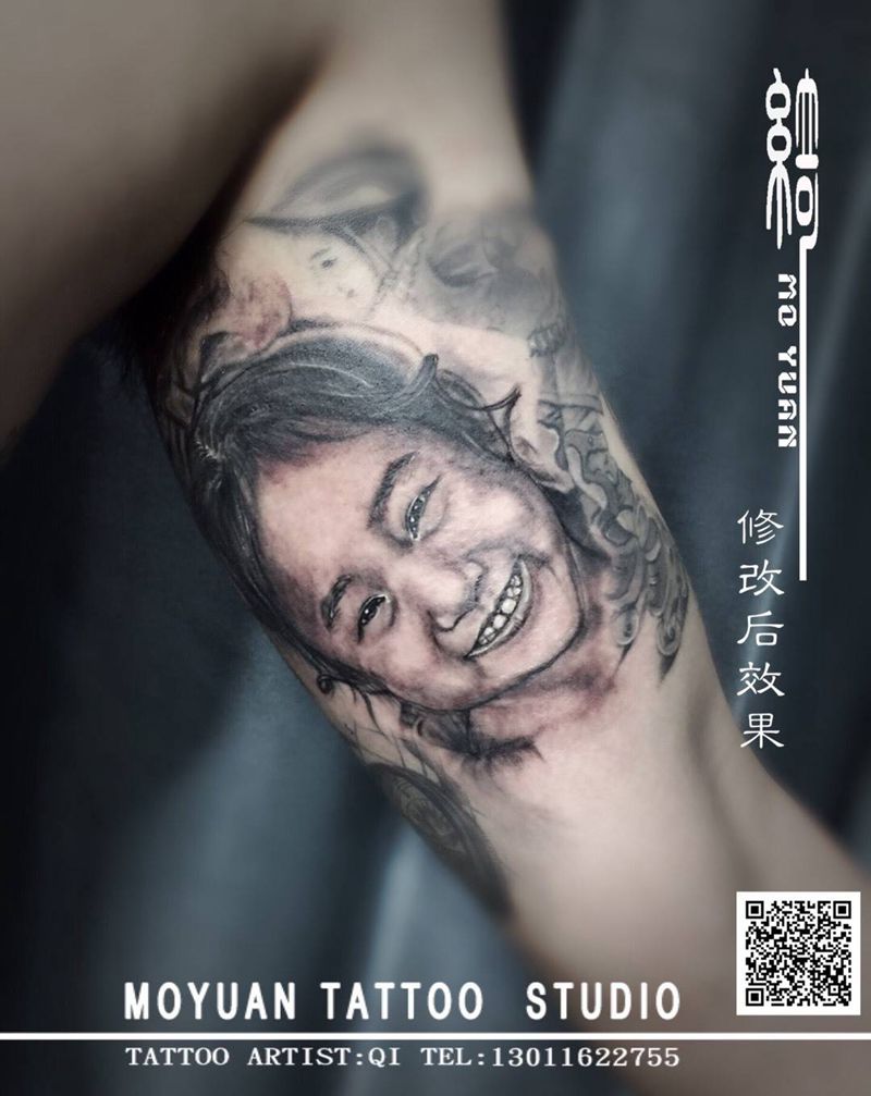 肖像修改纹身图片