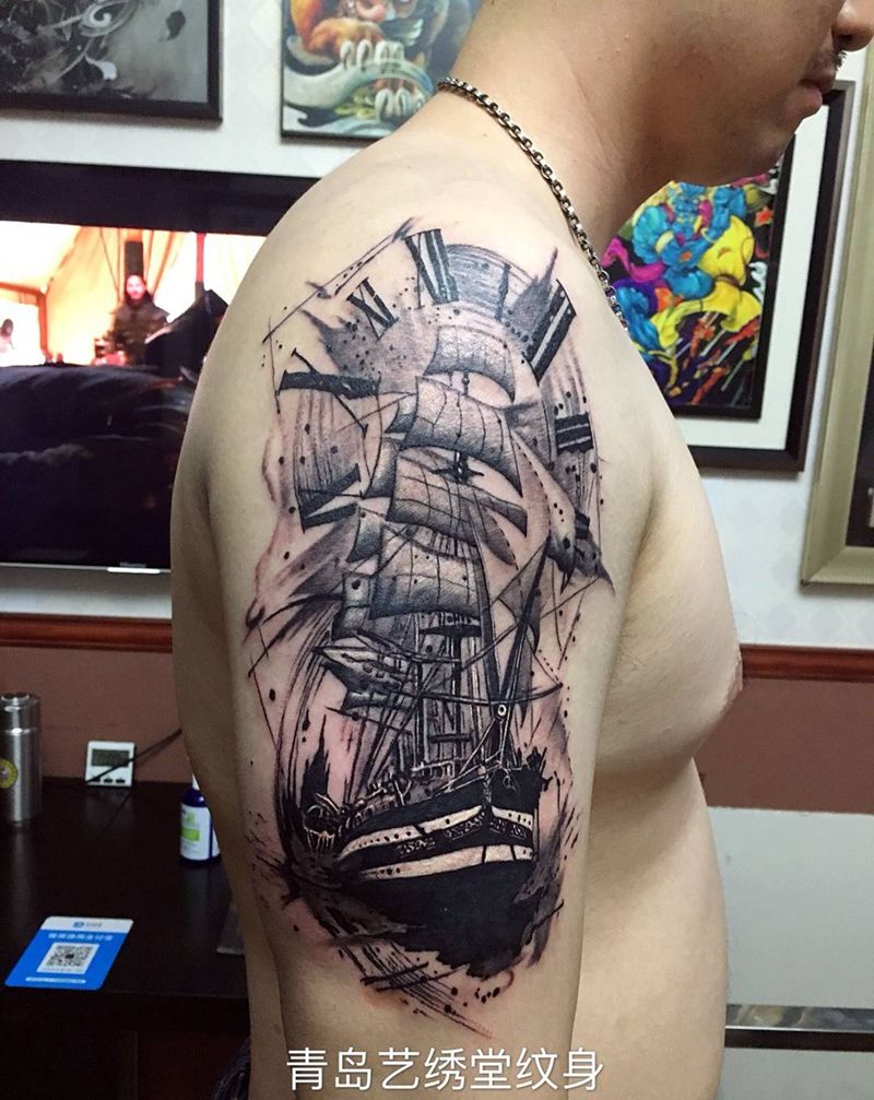 今日作品纹身图片