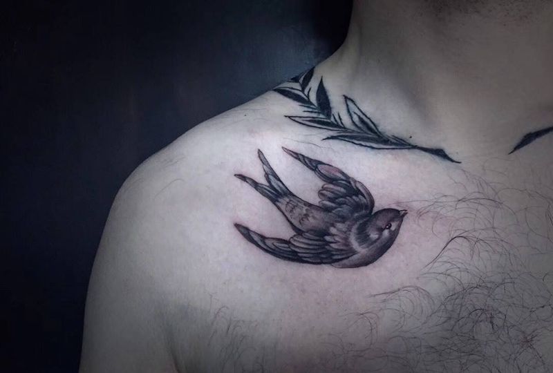燕子纹身图片