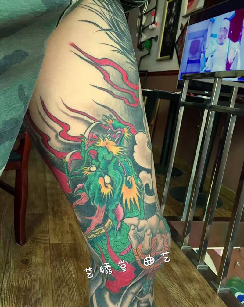 不动明王  恢复后纹身图片