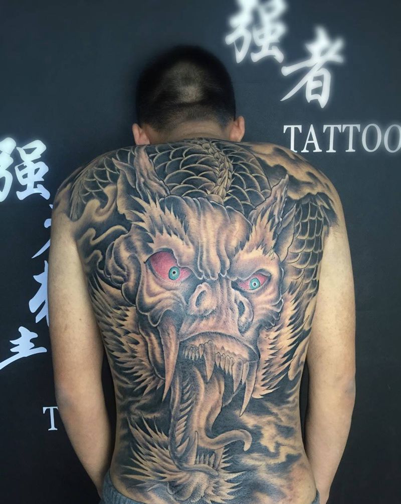 青岛强者刺青纹身图片