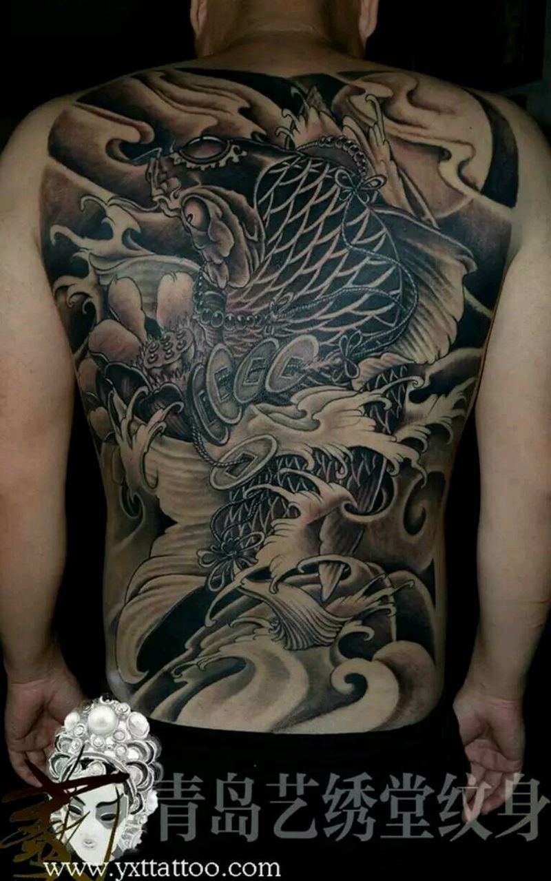 锦鲤纹身图片