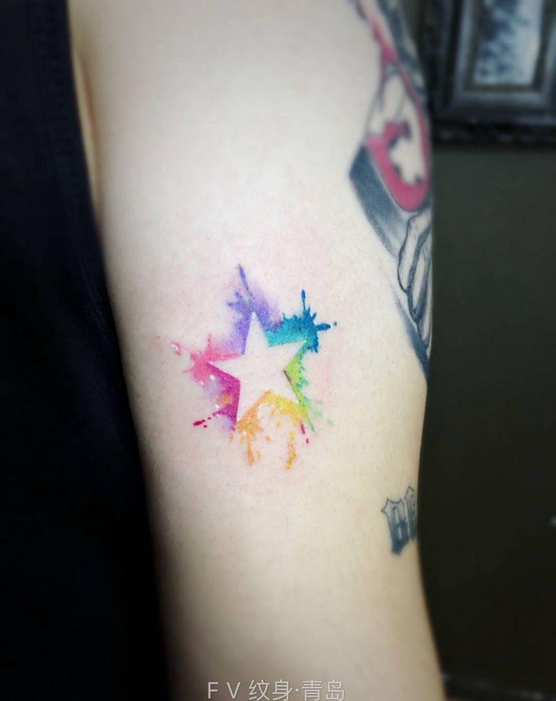 小清新，简影，字母纹身图片