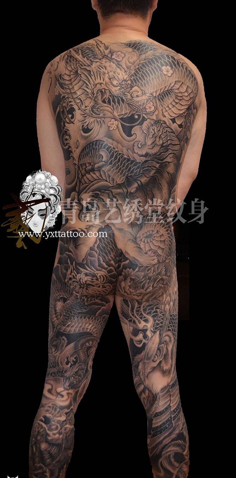 四大神兽纹身图片