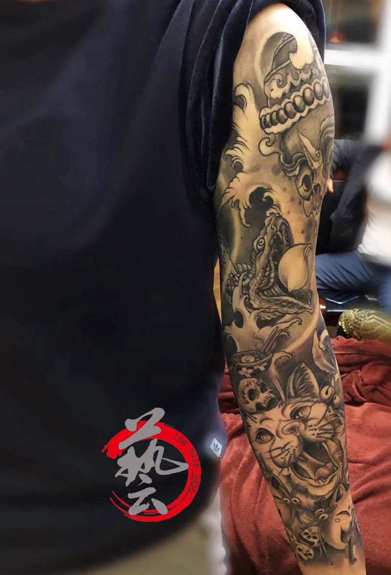 恢复后彩色纹身图片