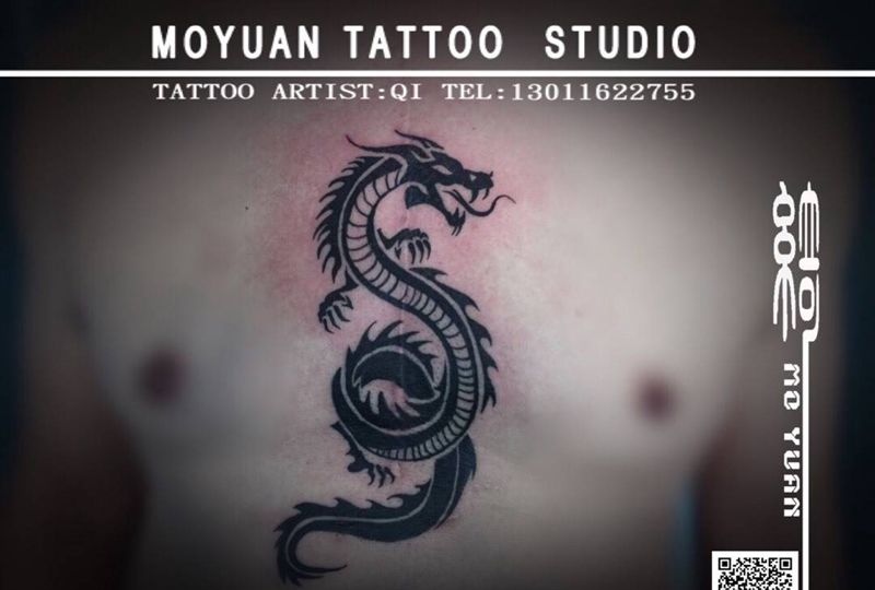龙图腾纹身图片
