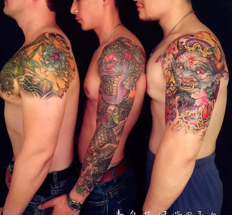 花臂纹身图片