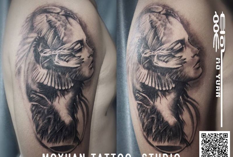 美丽的精灵纹身图片