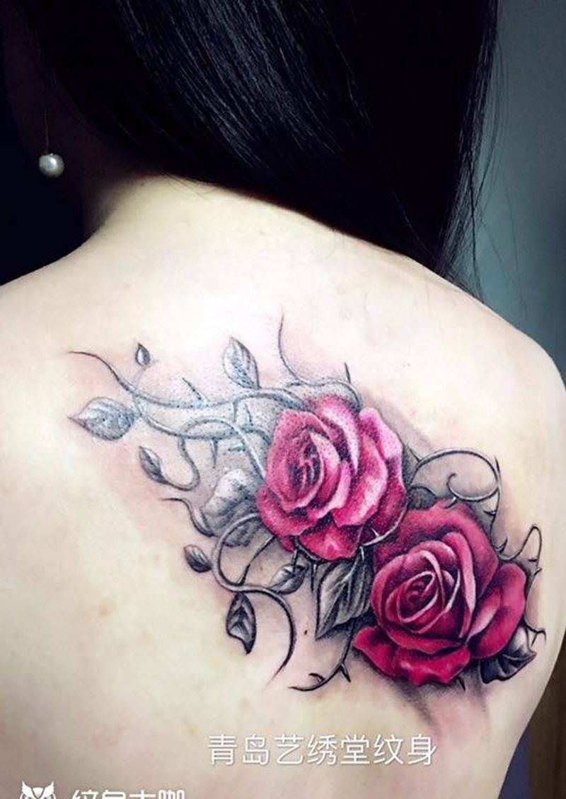 春暖花开纹身图片