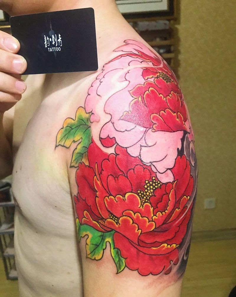 今日作品大臂纹身图片