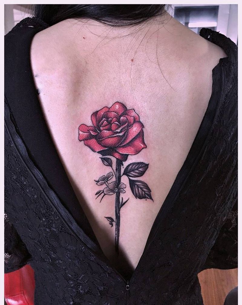 玫瑰纹身图片