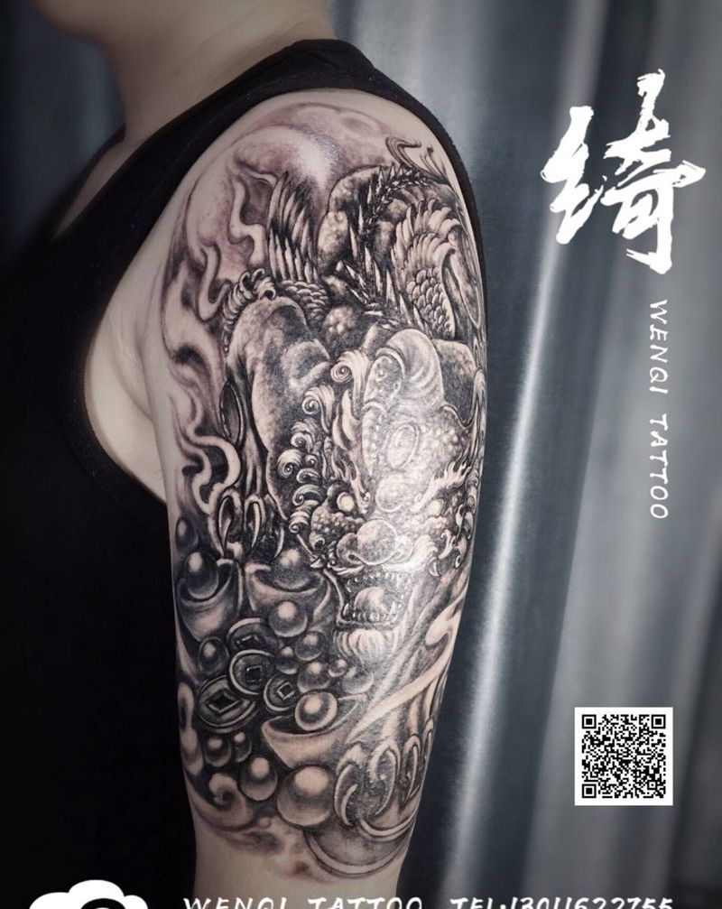 貔貅纹身图片