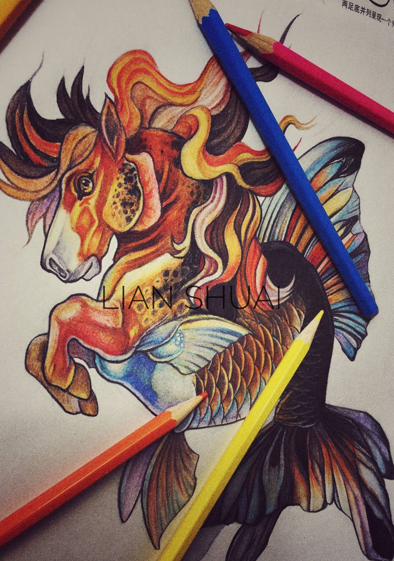 安静的画会画纹身图片_手稿纹身图案