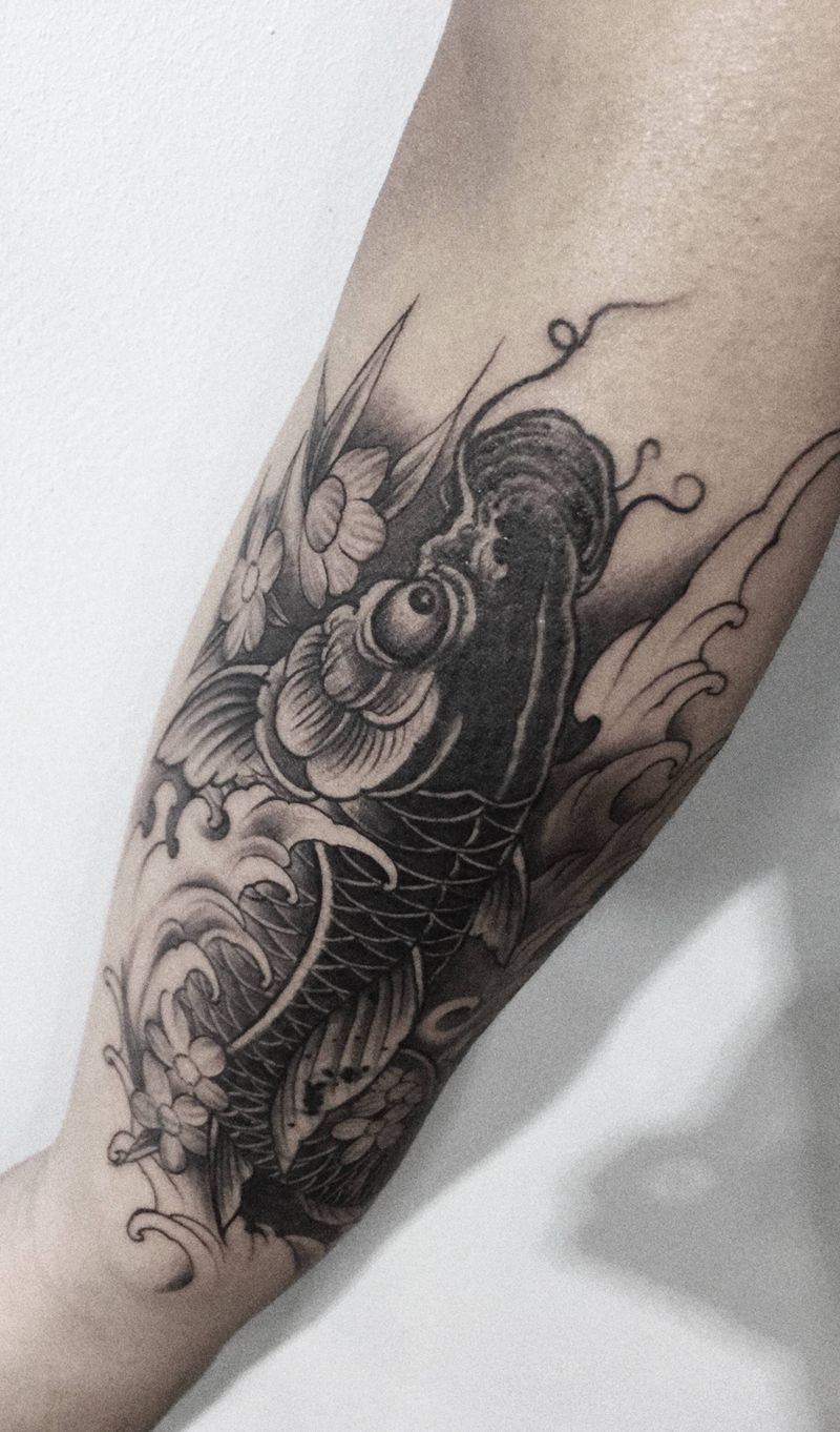 遮盖旧纹身纹身图片_手臂老传统纹身图案