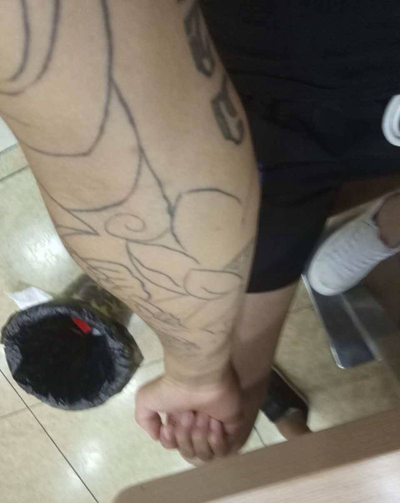 线条贪便宜！纹身图片