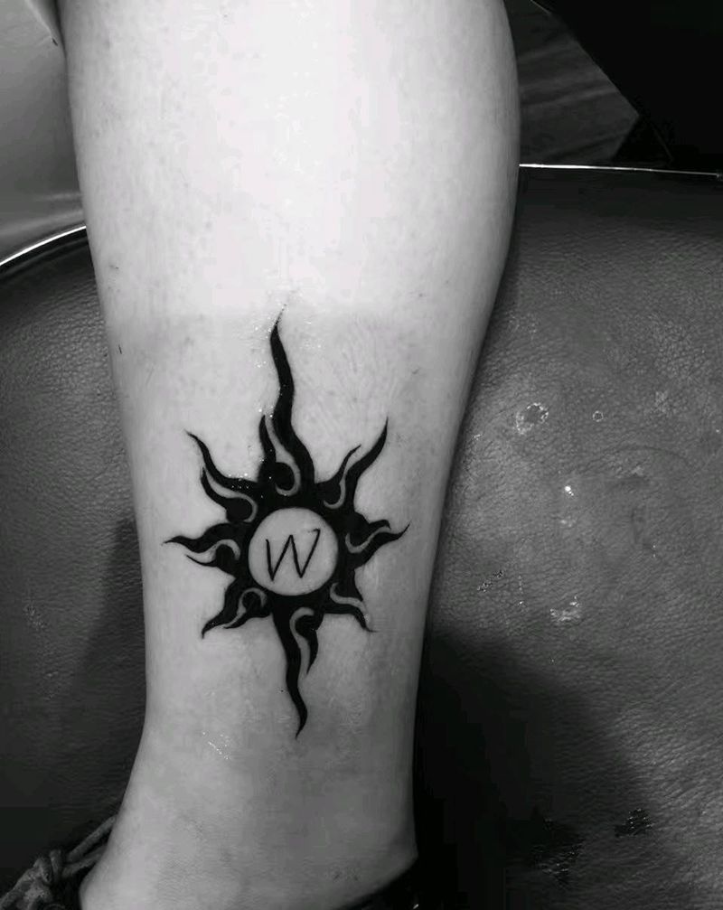 太阳图腾纹身图片