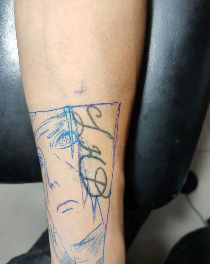 火影遮盖！纹身图片_手臂欧美写实遮盖纹身图案