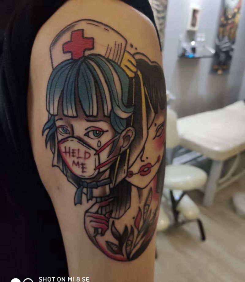 school纹身图片_手臂纹身图案