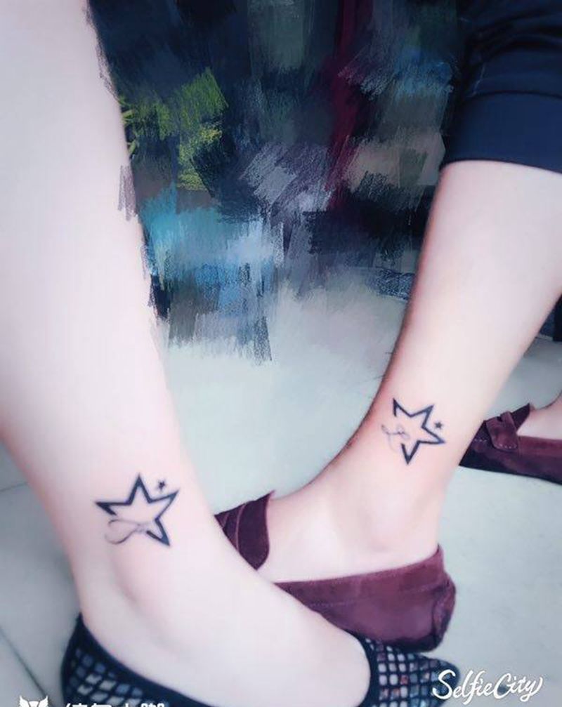 小星星纹身图片