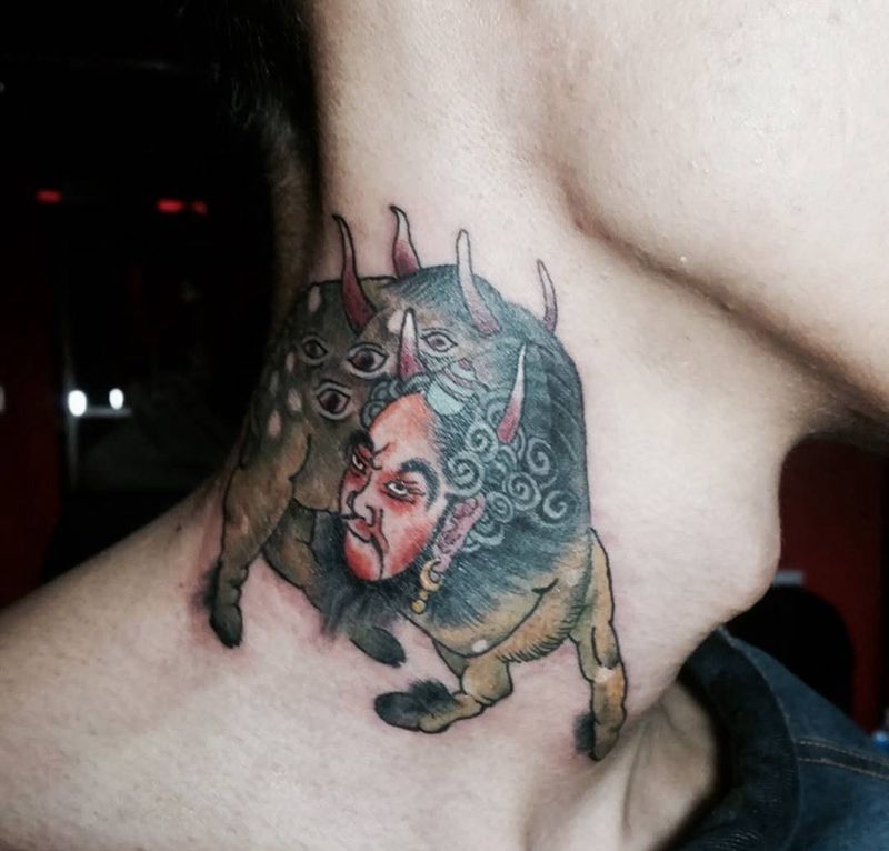 山海经纹身图片