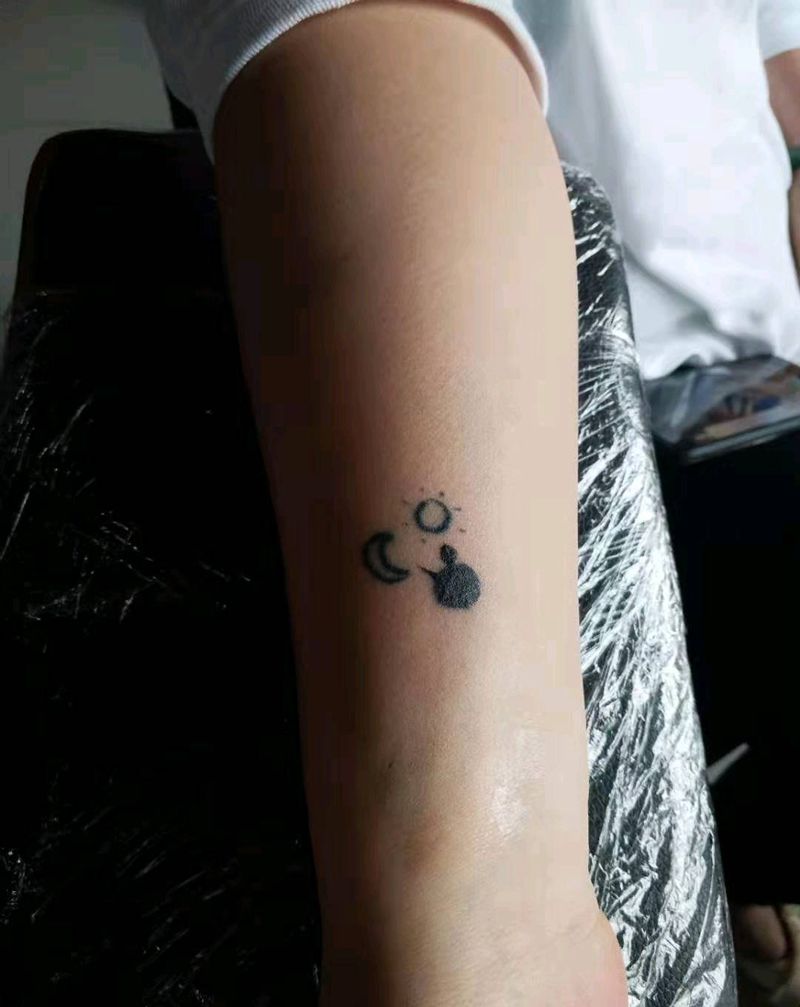 小清新修改纹身图片_手臂新传统纹身图案