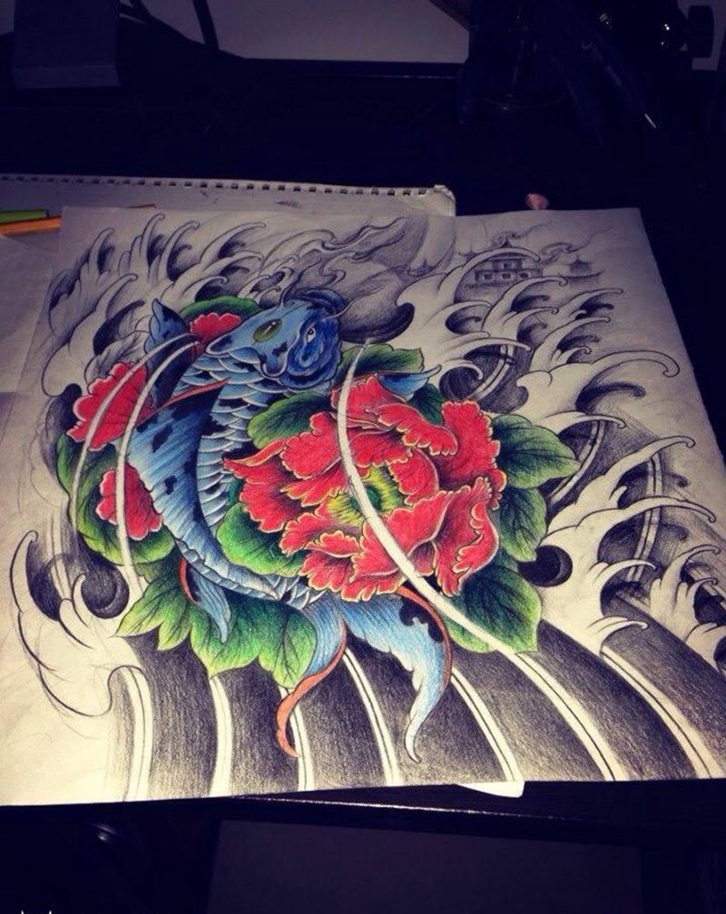 手稿一张纹身图片