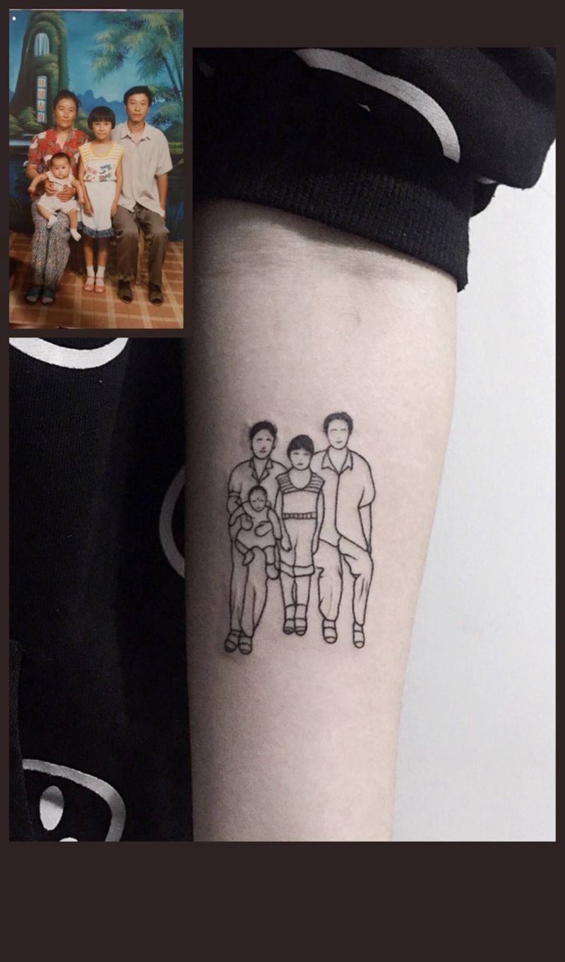 family纹身图片