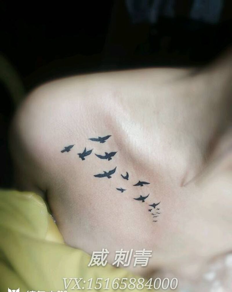 小清新纹身图片