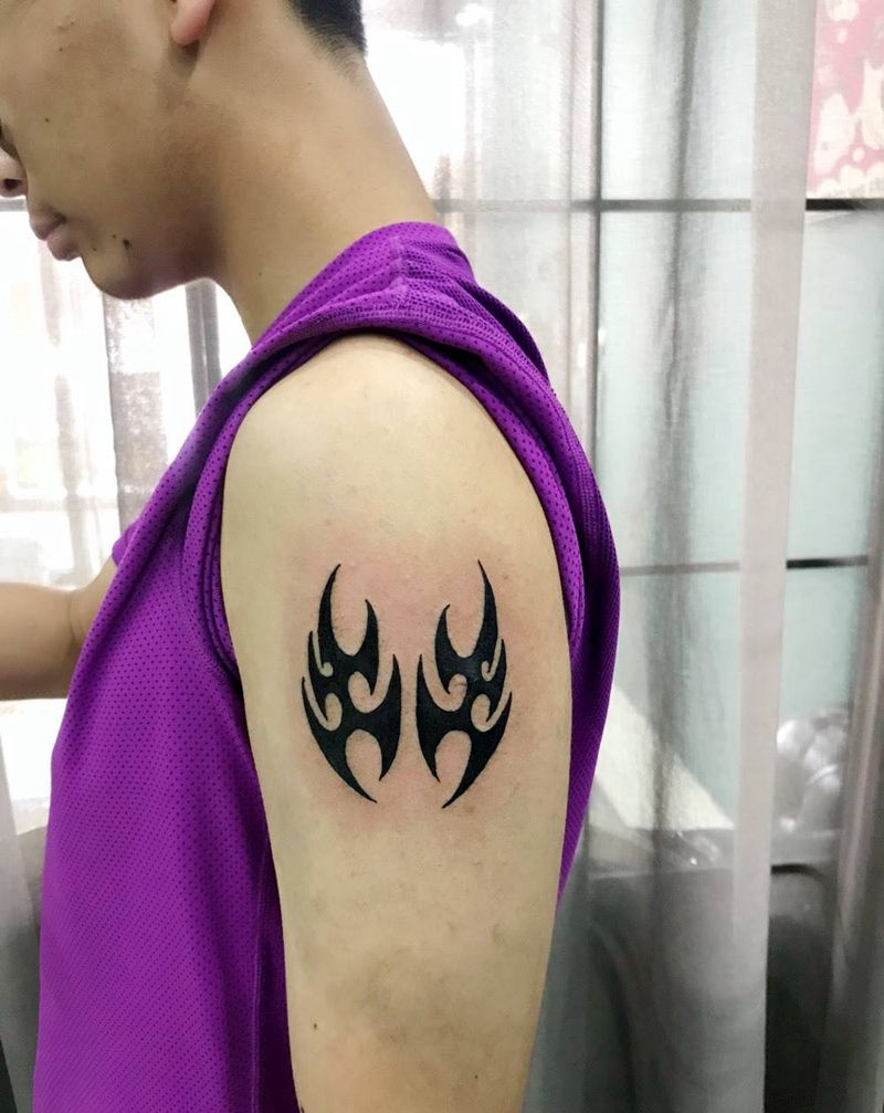 图腾纹身图片_成品手臂传统图腾纹身图案