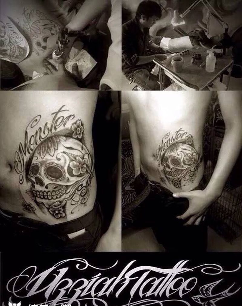 骷髅纹身图片